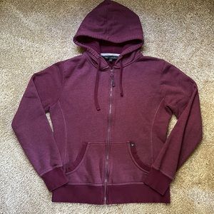 PACT ORGANIC, Purple/Maroon, Full Zip Hoodie, Women’s Size Medium